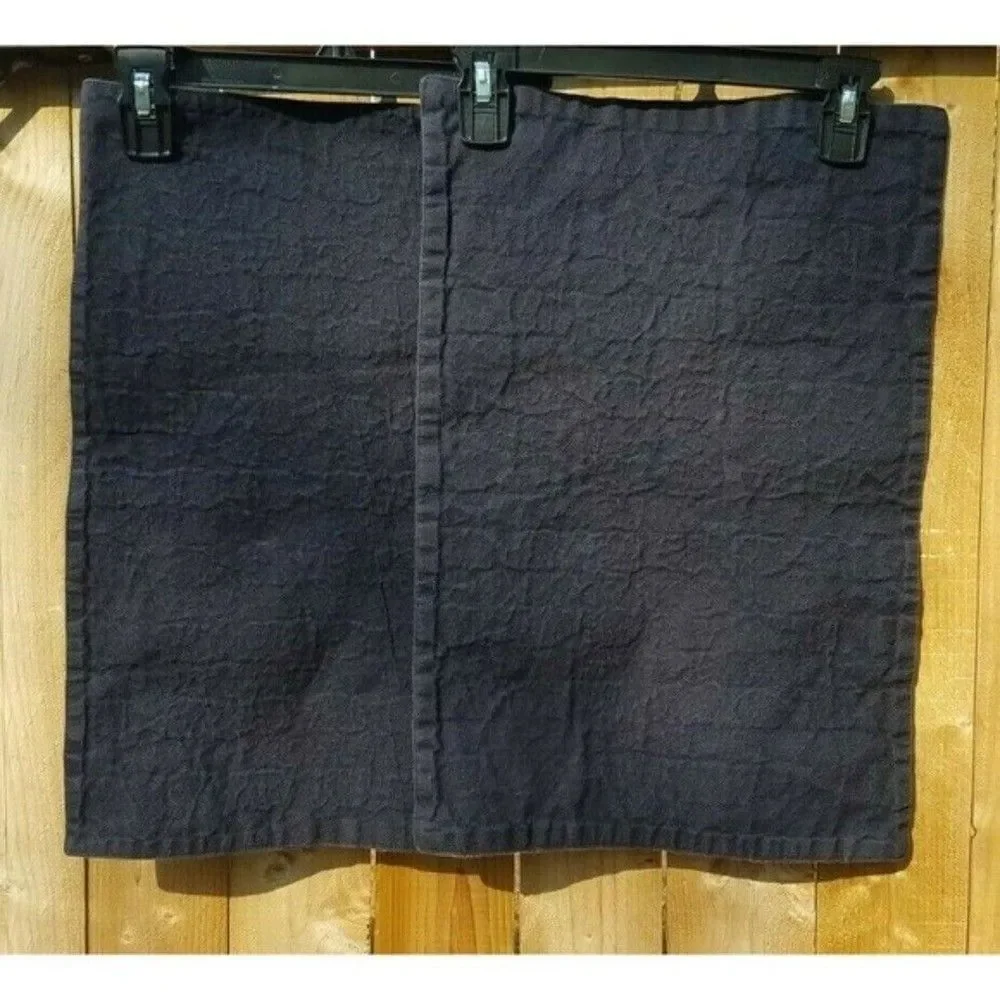 2 Pc Kitchen Table Placemats Blue Country Basket Checkered Reversible 18
